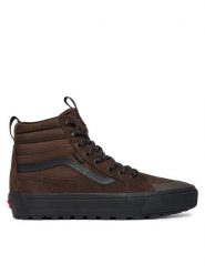 Vans Tenisówki Sk8-Hi Waterproof Insulat VN000Y623N11 Brązowy ciemny. Brązowe trampki męskie Vans, bez wzorów, ze skóry, bez zapięcia. Za 619.99 zł.