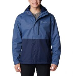 Kurtka Sportowa Z Kapturem Męska Columbia Hikebound. Szare kurtki sportowe męskie Columbia, m, bez wzorów, ze skóry, z kapturem, trekkingowe. Za 510.99 zł.