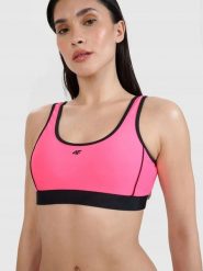 GÓRA OD BIKINI 4F DAMSKI STRÓJ KĄPIELOWY L F077. Niebieskie stroje kąpielowe damskie 4F, l, bez wzorów, z materiału. Za 54.50 zł.