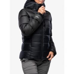 Kurtka puchowa damska Berghaus MTN Arete Ultra Down Hoody. Czarne kurtki sportowe damskie Berghaus, na zimę, m, bez wzorów, z puchu, bez ramiączek, bez kaptura, narciarskie. Za 1,406.99 zł.
