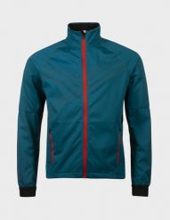 Kurtka do narciarstwa biegowego męska Halti Falun Softshell XCT. Czerwone kurtki sportowe męskie Halti, na zimę, m, bez wzorów, z elastanu, bez kaptura, narciarskie. Za 844.99 zł.