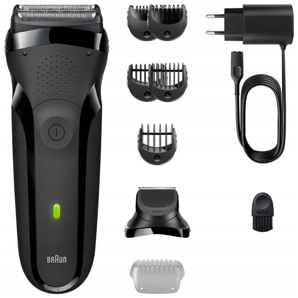 Męska Braun Seria 3 300BT czarny. Golarki i trymery BRAUN. Za 209.00 zł.