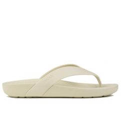 Japonki klapki damskie sportowe Crocs SPLASH FLIP. Brązowe klapki damskie Crocs, bez wzorów, sportowe, bez obcasa, bez zapięcia. W wyprzedaży za 149.00 zł.