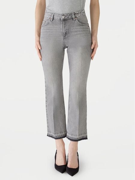 OUI Jeansy 89314 1345707 Szary Regular Fit. Szare jeansy damskie Oui, bez wzorów, z bawełny. Za 419.99 zł.