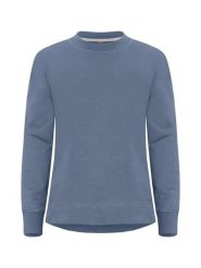 Clique Miami PRO Roundneck Women blu stalowy bluza damska. Niebieskie bluzy damskie CLIQUE, xl, bez wzorów, z bawełny, bez ramiączek, bez kaptura. Za 192.01 zł.