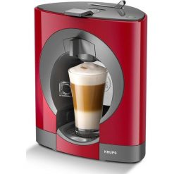Ekspres KRUPS KP1105 Dolce Gusto Oblo Czerwony. Czerwone ekspresy ciśnieniowe Krups. Za 199.99 zł.