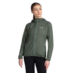 Damska kurtka outdoorowa lub do biegania Kilpi ROSA-W. Zielone kurtki sportowe damskie Kilpi, l, bez wzorów, z nylonu, bez ramiączek, bez kaptura, do biegania. Za 215.49 zł.
