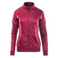Bluza damska Hi-Tec Lady Delian - czerwona, Rozmiar S. Czerwone bluzy damskie Hi-tec, s, bez wzorów, bez ramiączek, bez kaptura. W wyprzedaży za 124.99 zł.