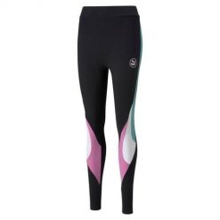 Spodnie treningowe damskie Puma X SW. Czarne spodnie dresowe damskie Puma, bez wzorów, sportowe. Za 261.00 zł.