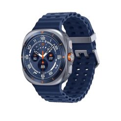 Zegarek smart Samsung Galaxy Watch Ultra 2025 Niebieski. Niebieskie, cyfrowe zegarki męskie SAMSUNG, bez wzorów, szklane. Za 2,066.25 zł.