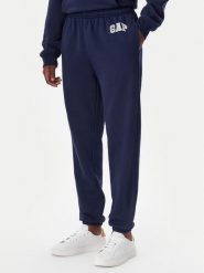 Gap Spodnie dresowe 500382-49 Granatowy Regular Fit. Niebieskie spodnie sportowe męskie GAP, m, bez wzorów, z bawełny. Za 159.99 zł.
