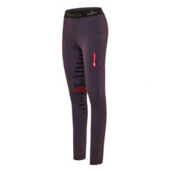 Damskie legginsy jeździeckie z pełną przyczepnością eaSt Reggings® R1. Fioletowe legginsy damskie EAST, bez wzorów, z nylonu. Za 510.10 zł.