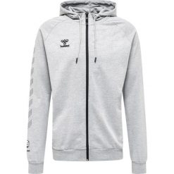 Bawełniana bluza z kapturem zapinana na zamek Hummel Move Grid. Niebieskie bluzy męskie Hummel, s, bez wzorów, z bawełny, z kapturem, na fitness i siłownię. Za 281.50 zł.