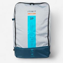 Plecak do transportu kajaka Itiwit 100 1/2/3-osobowego. Plecaki męskie Decathlon, bez wzorów, sportowe. Za 99.99 zł.
