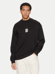 HUGO Bluza Durungu 50530427 Czarny Relaxed Fit. Czarne bluzy męskie Hugo, l, bez wzorów, z bawełny, bez ramiączek, bez kaptura. Za 549.99 zł.