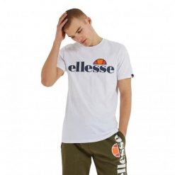 Koszulka sportowa męska Ellesse Prado. Białe koszulki sportowe męskie Ellesse, l, bez wzorów, bez ramiączek. Za 109.00 zł.