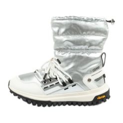 Buty śniegowce Colmar Warmer Freeze 164 srebrny. Szare śniegowce damskie z gumy, przed kolano, bez zapięcia. Za 518.78 zł.