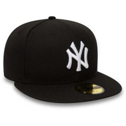 Czapka New Era Mlb Basic, Dla obu płci. Czarne czapki damskie New Era, bez wzorów, z poliesteru. Za 186.50 zł.