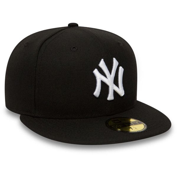 Czapka New Era Mlb Basic, Dla obu płci. Czarne czapki damskie New Era, bez wzorów, z materiału. Za 260.99 zł.
