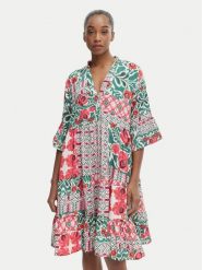 Iconique Sukienka letnia Morena IC26-094 Kolorowy Relaxed Fit. Sukienki damskie Iconique, na lato, xl, bez wzorów, z syntetyku, bez kołnierzyka, bez ramiączek. Za 339.99 zł.