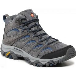 Buty Trekkingowe Męskie Merrell Moab 3 Mid. Szare buty zimowe męskie Merrell, bez zapięcia. Za 479.00 zł.