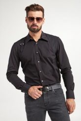Koszula męska popelinowa ALEXANDER MCQUEEN. Koszule męskie alexander mcqueen, m, bez wzorów, bez kołnierzyka, bez ramiączek. W wyprzedaży za 2,029.30 zł.