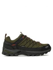 CMP Trekkingi Rigel Low 3Q13247 Zielony. Zielone buty zimowe męskie CMP, bez wzorów, ze skóry, bez obcasa, bez zapięcia. Za 359.99 zł.
