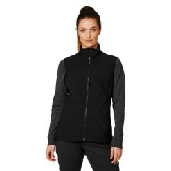 Kurtka damska Helly Hansen paramount softshell. Czarne kurtki sportowe damskie Helly Hansen, s, bez wzorów, z softshellu, bez ramiączek, bez kaptura, trekkingowe. Za 447.65 zł.