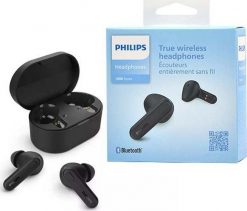 Słuchawki Philips TAT1108 czarne. Czarne słuchawki bezprzewodowe Philips. Za 127.15 zł.