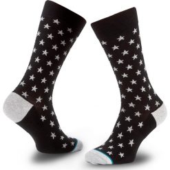 Skarpety Wysokie Unisex STANCE - Gamma M545D17GAM Black. Czarne skarpetki damskie Stance, bez wzorów, z bawełny. W wyprzedaży za 29.00 zł.