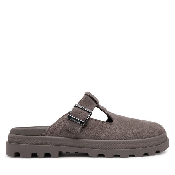 Klapki Palladium. Szare klapki damskie Palladium, bez wzorów, bez zapięcia. Za 399.99 zł.