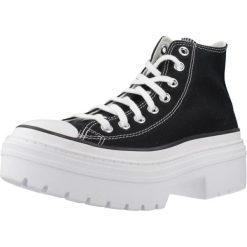 Tenisówki Converse Model Chuck Taylor All Star Lugge Kolor Czarny. Czarne trampki i tenisówki damskie Converse, bez wzorów, bez zapięcia. Za 396.30 zł.