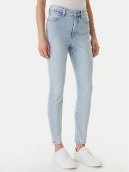 Calvin Klein Jeans Jeansy LV047F667G Niebieski Skinny Fit. Niebieskie jeansy damskie Calvin Klein Jeans, bez wzorów, z bawełny. Za 409.99 zł.