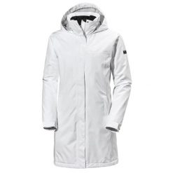 Kurtka uniwersalna damska Helly Hansen Aden Inulated Coat. Białe kurtki sportowe damskie Helly Hansen, l, bez wzorów, z syntetyku, bez ramiączek, z kapturem, trekkingowe. Za 879.00 zł.