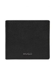 HUGO Portfel 50568426 Czarny. Czarne portfele męskie Hugo, bez wzorów, ze skóry. Za 449.99 zł.