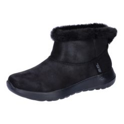 Buty sportowe Sneakersy damskie, Slip-Ins: On-The-Go - Cozy Dream. Czarne obuwie sportowe damskie Skechers, bez wzorów, bez zapięcia, trekkingowe. Za 399.99 zł.