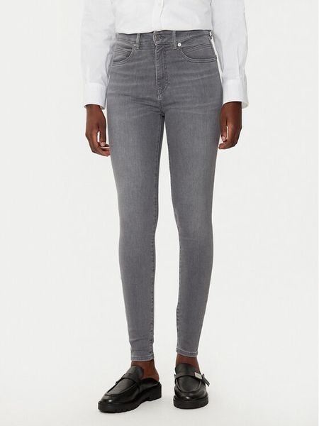 BOSS Jeansy Maye 50529981 Szary Slim Fit. Szare jeansy damskie Boss, bez wzorów, z bawełny. Za 279.99 zł.