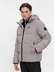 Calvin Klein Kurtka zimowa Crinkle K10K110336 Szary Regular Fit. Szare kurtki męskie Calvin Klein, na zimę, m, bez wzorów, z syntetyku, bez kaptura. Za 1,049.00 zł.