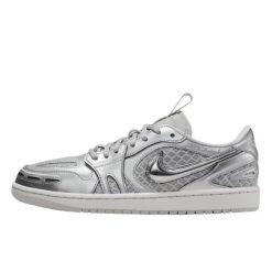 Air Jordan 1 Low Method of Make V3 Metallic Silver. Szare balerinki damskie Jordan, bez wzorów, z materiału, klasyczne, bez obcasa, bez zapięcia. Za 936.01 zł.