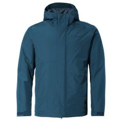 Kurtka turystyczna VAUDE Rosemoor II. Niebieskie kurtki męskie Vaude, na zimę, m, bez wzorów, z materiału, sportowe, bez kaptura. Za 659.99 zł.