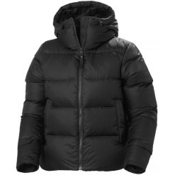 Damska kurtka puchowa Helly Hansen Essence. Czarne kurtki sportowe damskie Helly Hansen, s, bez wzorów, z poliamidu, bez ramiączek, bez kaptura, trekkingowe. Za 935.30 zł.