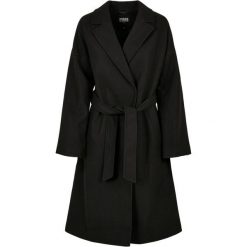 Klasyczny Płaszcz Oversize Dla Kobiet. Czarne płaszcze damskie Urban Classics, xl, bez wzorów, klasyczne, bez kołnierzyka, bez kaptura. Za 370.99 zł.
