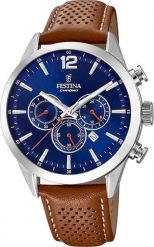 Zegarek Festina Zegarek męski Festina F20542-3 brązowy. Brązowe zegarki męskie Festina, bez wzorów. Za 550.00 zł.