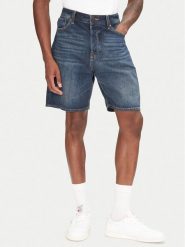Jack & Jones Szorty jeansowe Tony 12269517 Granatowy Loose Fit. Niebieskie szorty męskie Jack & Jones, bez wzorów, z bawełny. Za 89.99 zł.