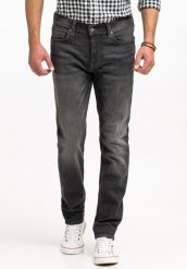 MUSTANG VEGAS SLIM MĘSKIE SPODNIE JEANSOWE JEANSY DŻINSY DENIM BLACK 1015044 4000 883. Czarne jeansy męskie Mustang, z bawełny, eleganckie. Za 199.99 zł.