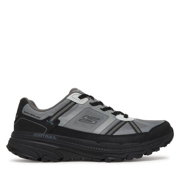Trekkingi Skechers. Szare buty zimowe męskie Skechers, bez wzorów, bez obcasa, bez zapięcia. Za 359.99 zł.