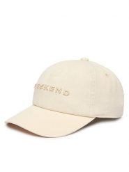 Weekend Max Mara Czapka z daszkiem Afalco 2615571034 Beżowy. Brązowe czapki damskie Weekend Max Mara, bez wzorów, z bawełny. Za 339.99 zł.