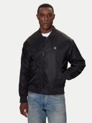 Calvin Klein Jeans Kurtka bomber LV04RC526G Czarny Regular Fit. Czarne kurtki męskie Calvin Klein Jeans, m, bez wzorów, z jeansu, bez kaptura. Za 649.99 zł.