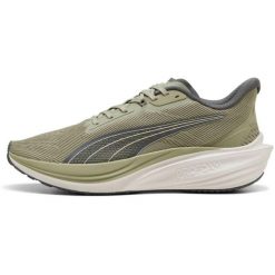 Buty sportowe Puma Darter Pro Lux. Szare buty sportowe męskie Puma, bez wzorów, bez zapięcia, na fitness i siłownię. Za 490.00 zł.