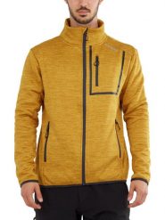 Sweter męski Fundango Jefferson. Brązowe swetry męskie FUNDANGO, m, bez wzorów, z materiału, sportowe, bez kołnierzyka, bez ramiączek. Za 279.90 zł.